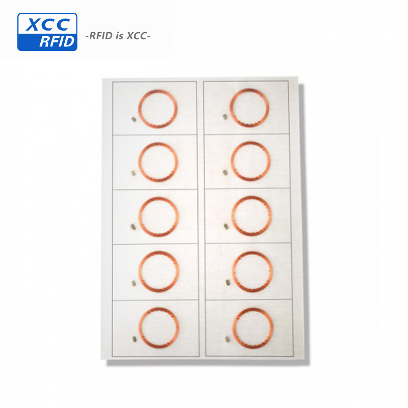 DESfire RFID Inlay Prelam Glossy Finished PVC Card Core Material