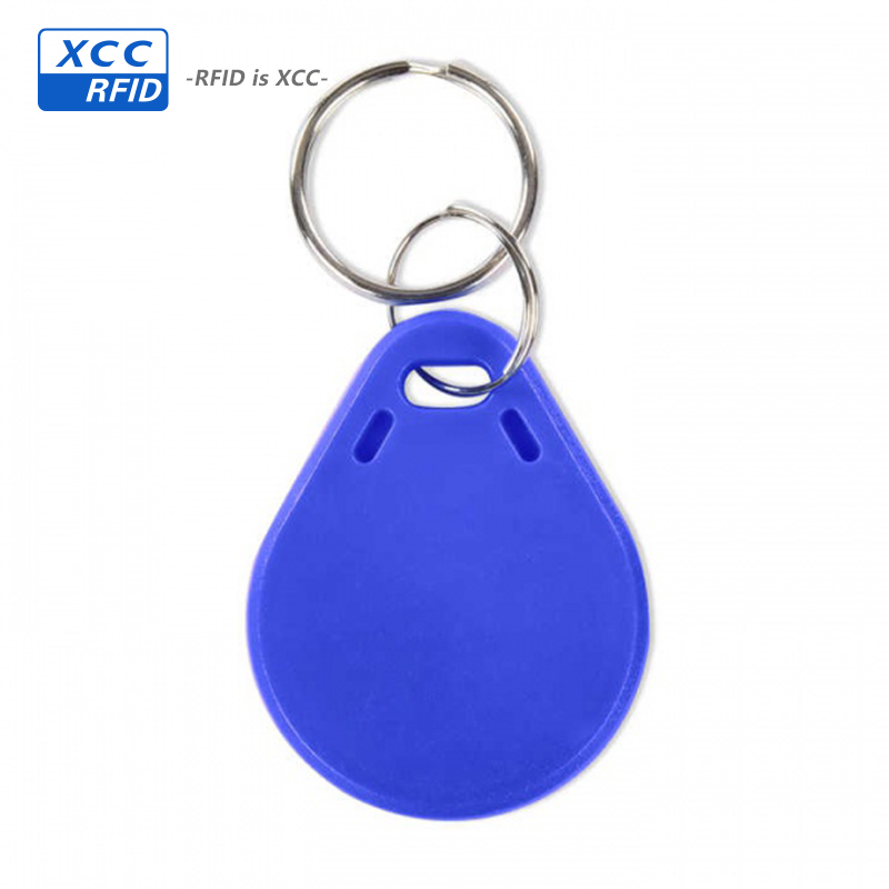 Rewritable UID 13.56Mhz ABS Keyfob RFID Key Fob with keychain
