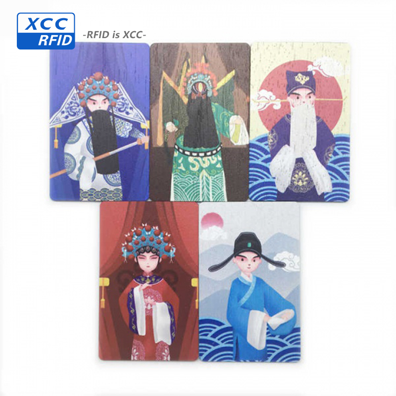 Low Price Eco-friendly  Ntag 216 NFC Wooden Card