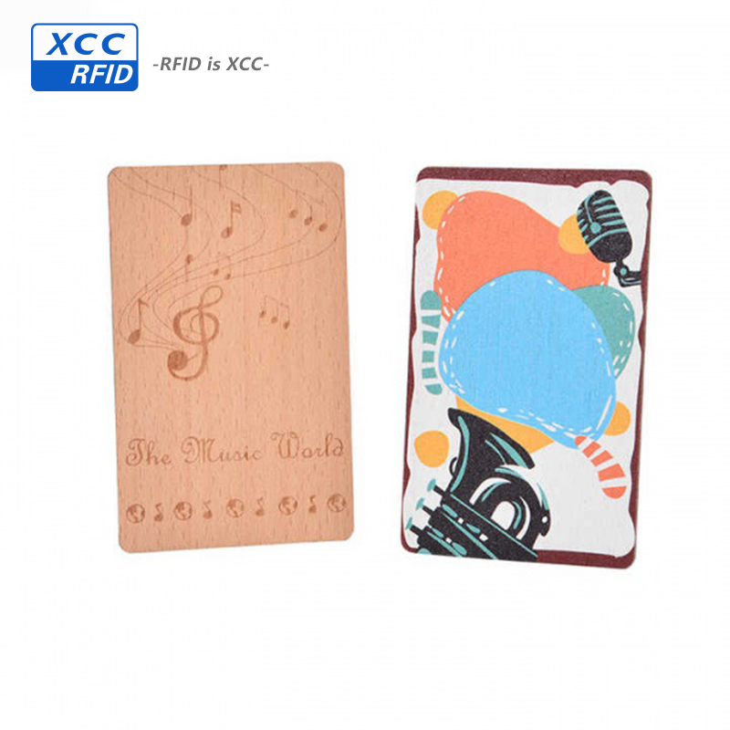 Desfire EV1 RFID NFC Business Smart Wooden Card
