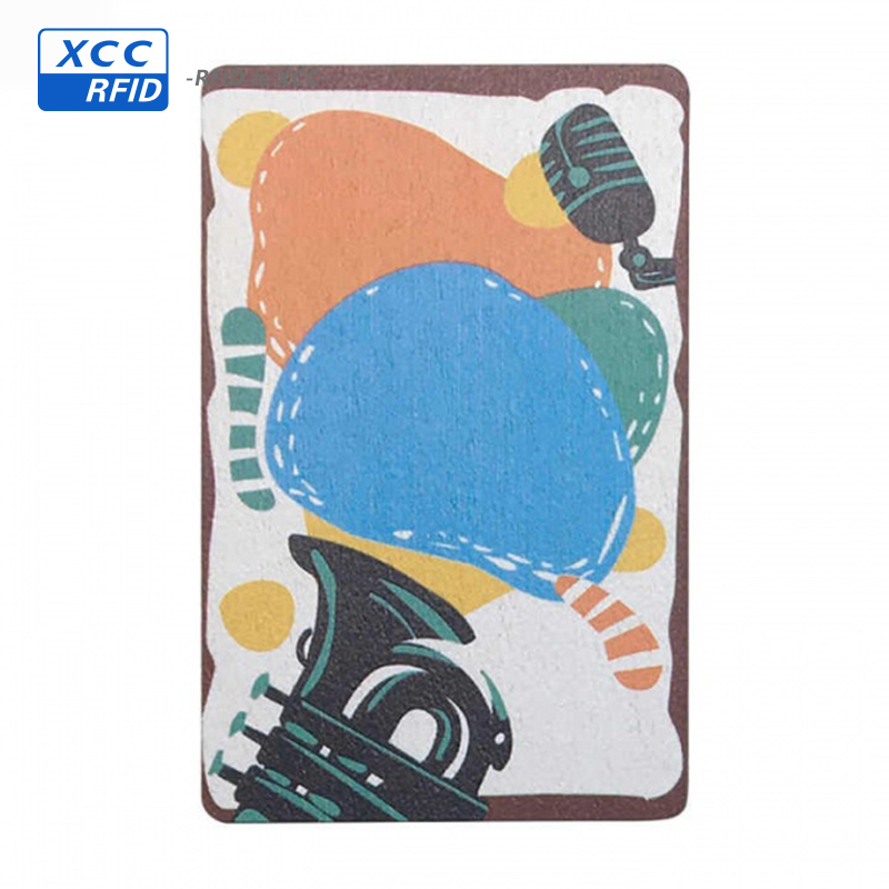 Factory Supply Ntag 424 RFID NFC Business Smart Wooden Card