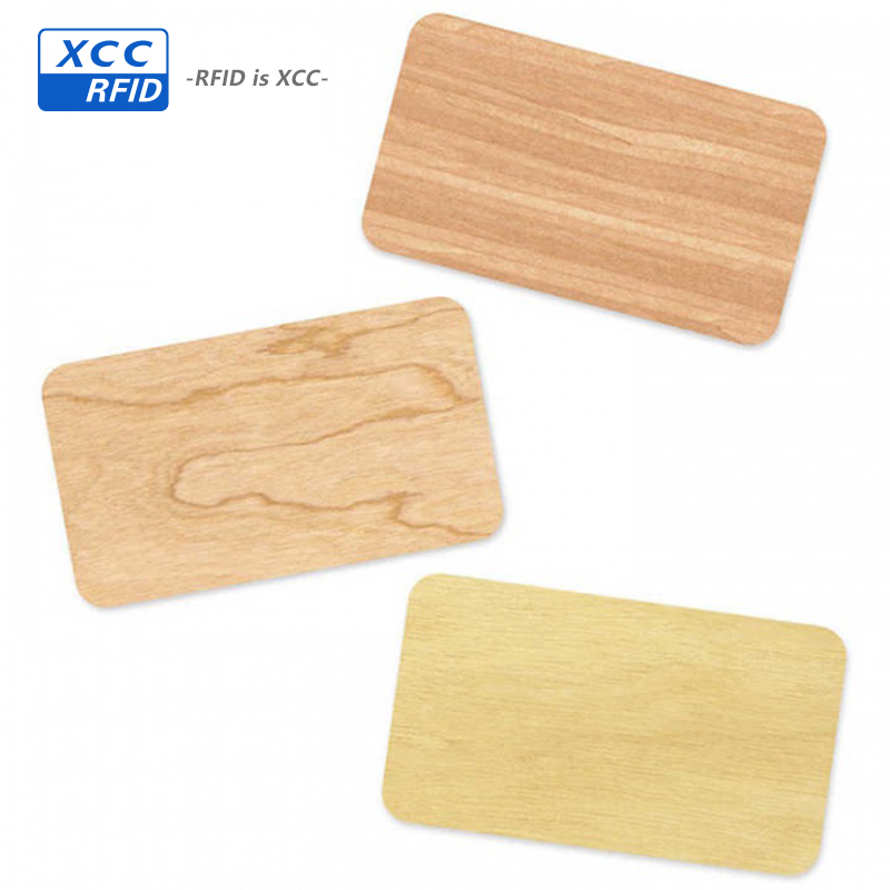 Factory Price Bamboo and wood NFC cards Accept Customized 