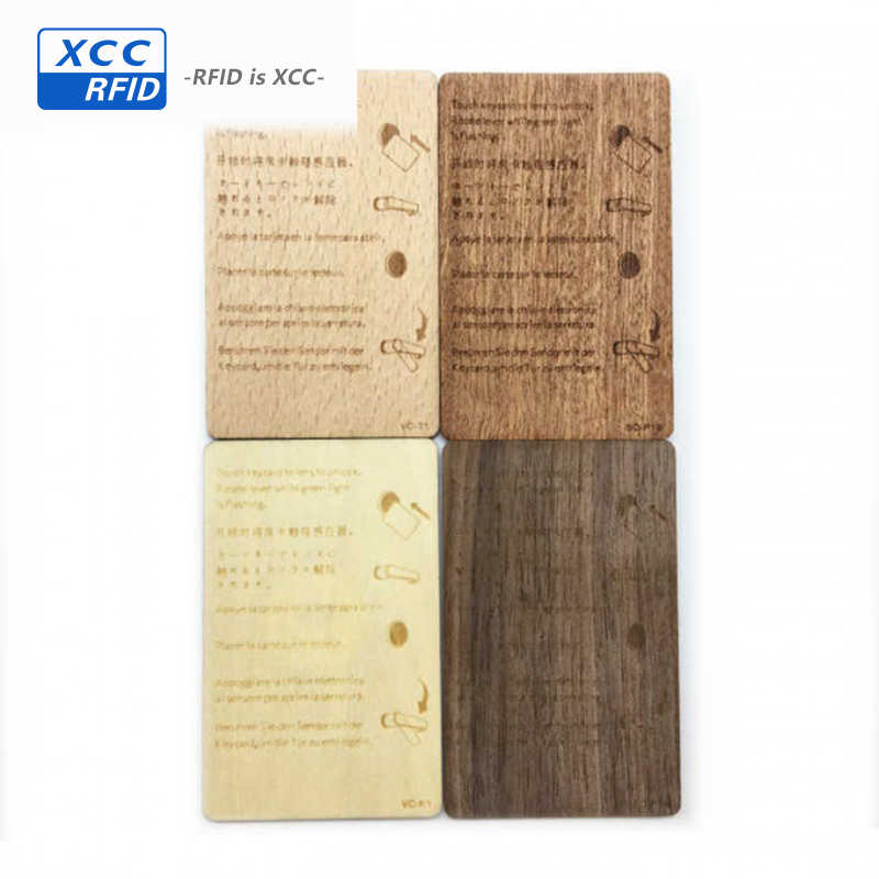 Offset printing Business Card Suit NFC Smart Soft Wood Card