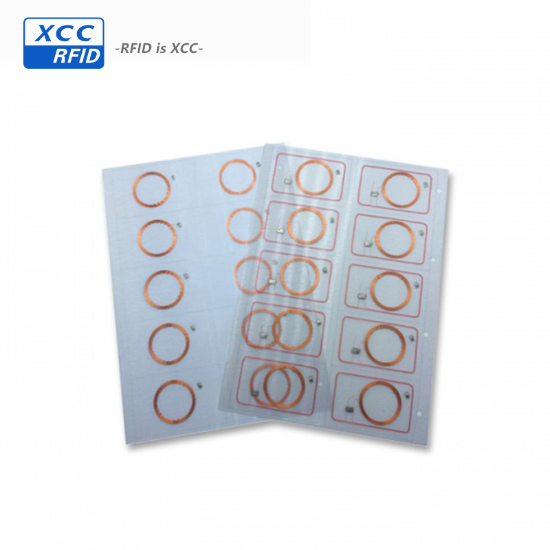 0.45mm/0.5mm 125khz EM4200 RFID Card PVC Inlay Prelam Sheet