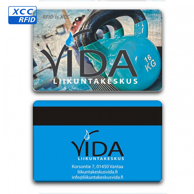 Custom rfid itunes gift pvc id cards with print