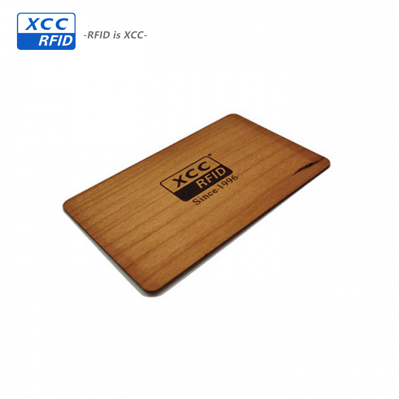 Custom key business holder nfc flash wooden invitation holder card