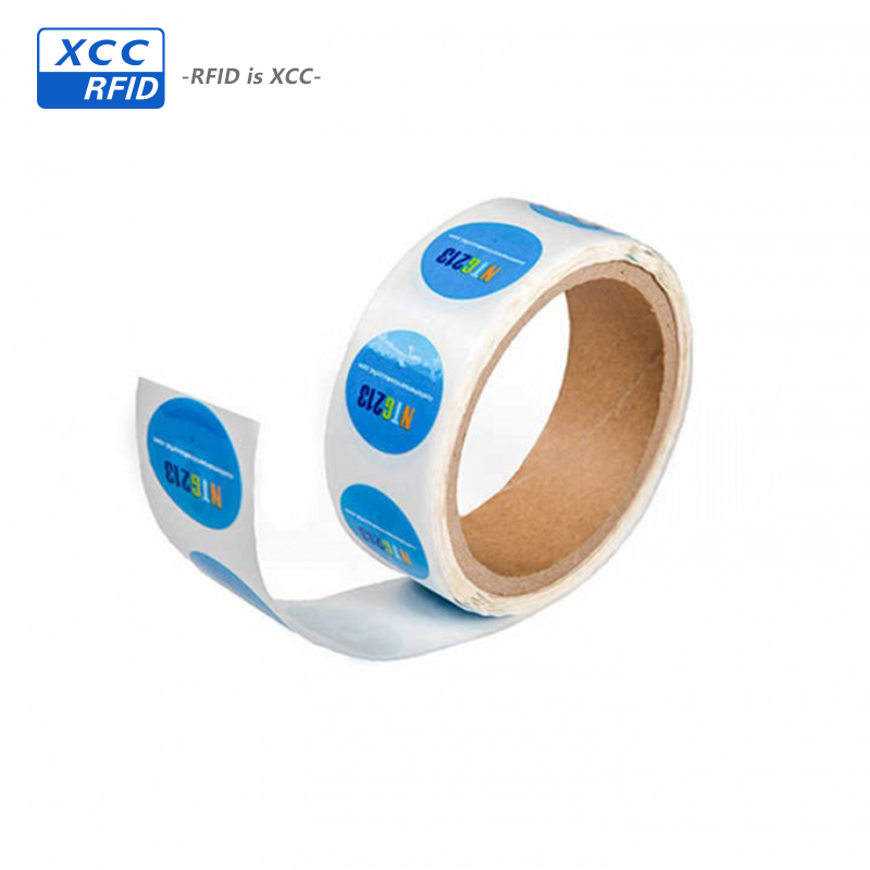 electronic smart security label custom pet key tags rfid nfc tag