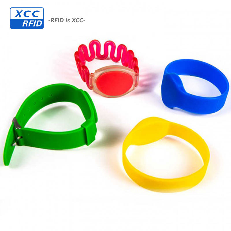  smart custom nfc elastic silicon rfid promotional wristbands bracele