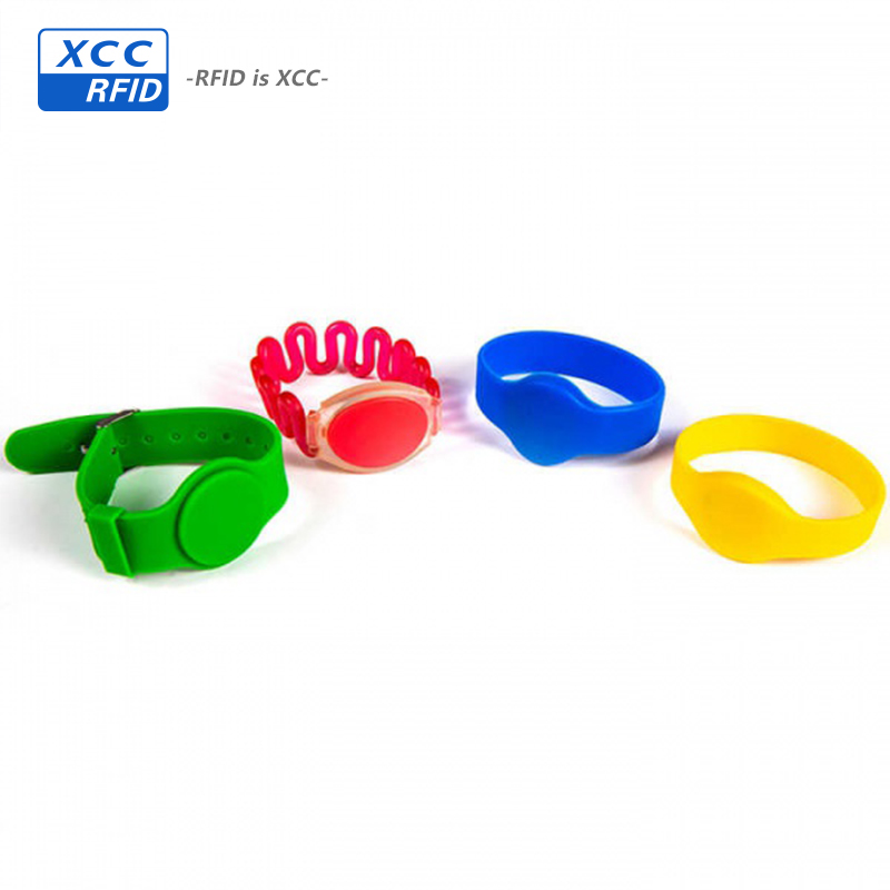  smart custom nfc elastic silicon rfid promotional wristbands bracele