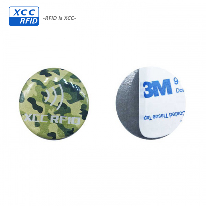 Waterproof custom logo small epoxy custom nfc tag