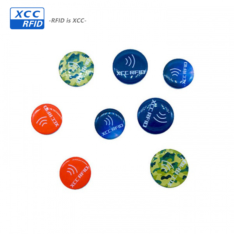 Waterproof custom logo small epoxy custom nfc tag