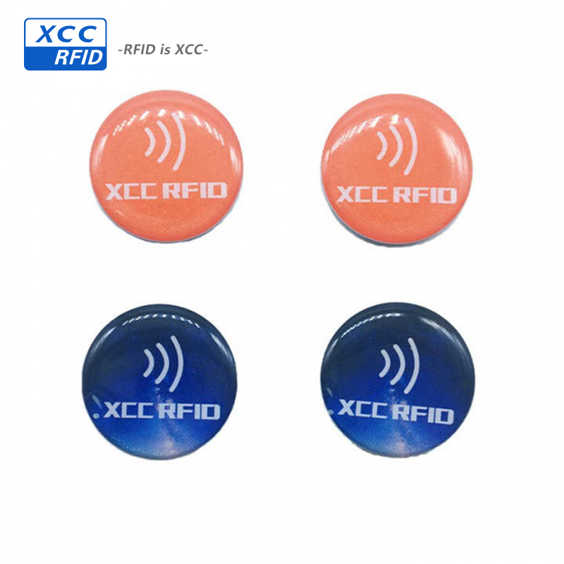 Waterproof custom logo small epoxy custom nfc tag