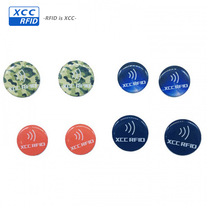 Waterproof custom logo small epoxy custom nfc tag