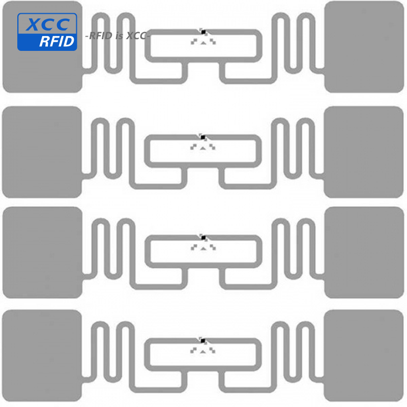 XCCRFID PET custom sheet dry inlay uhf rfid inlay