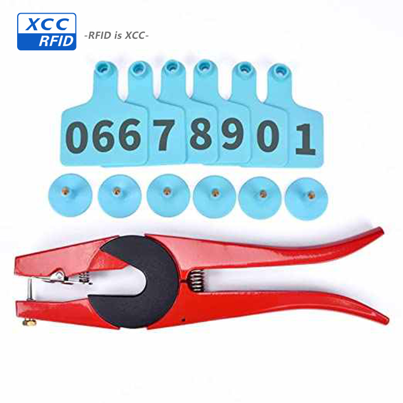 Earring label Clamp Pliers ear tags tpu cattle Rfid animal
