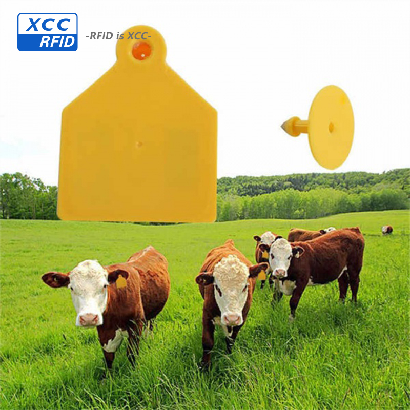 cow pig cattle em4305 tag rfid best animal ear tag