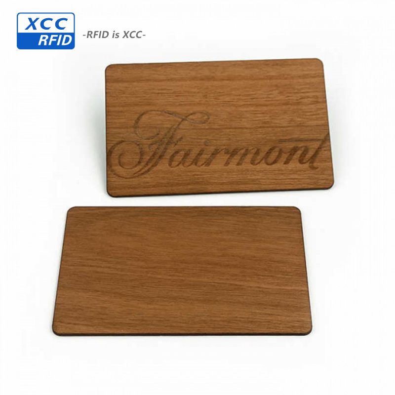 gift card price smart custom vip security Access Control rfid nfc wooden
