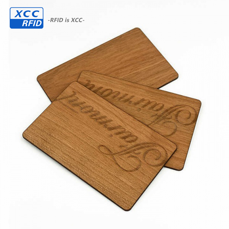 gift card price smart custom vip security Access Control rfid nfc wooden