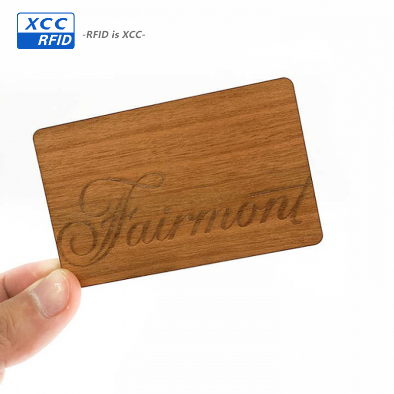 gift card price smart custom vip security Access Control rfid nfc wooden