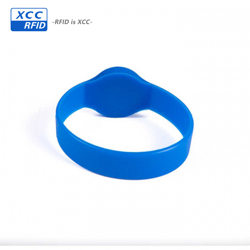 custom ultralight ev1 chip 13.56khz nfc bracelet silicone nfc rfid wristbands