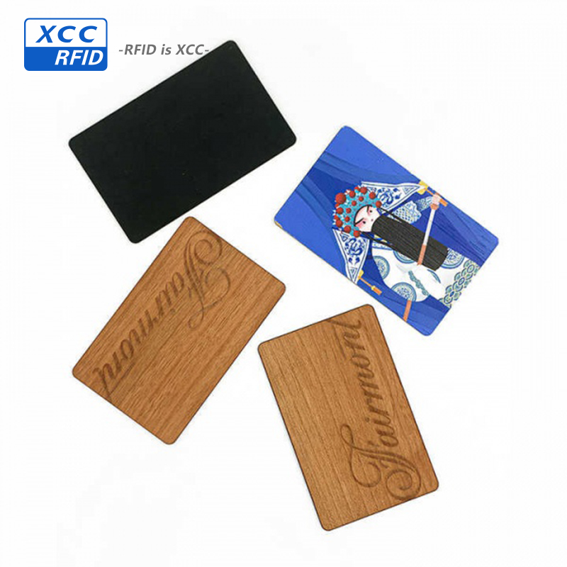 blank rfid nfc business wedding wood card wooden card holder
