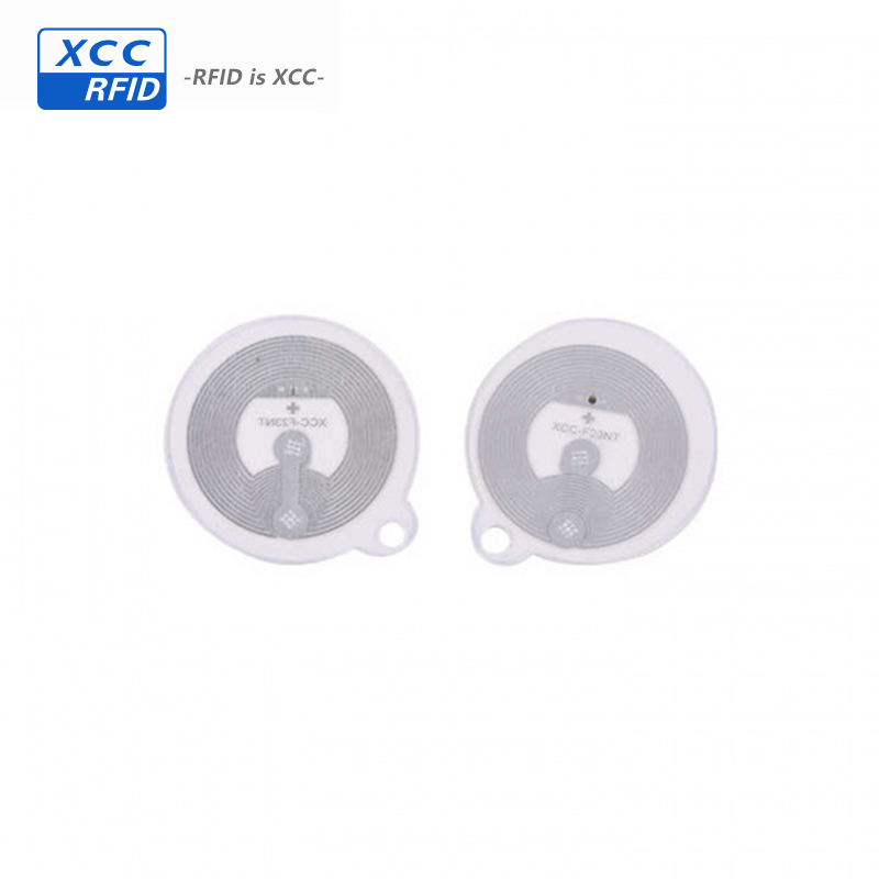 Custom coin tag rfid chip with adhesive 