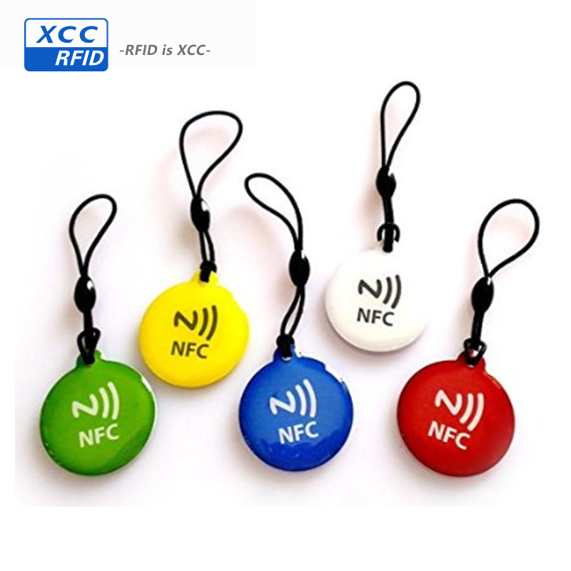 Waterproof Ntag 213/215/216 chip social media epoxy nfc tag