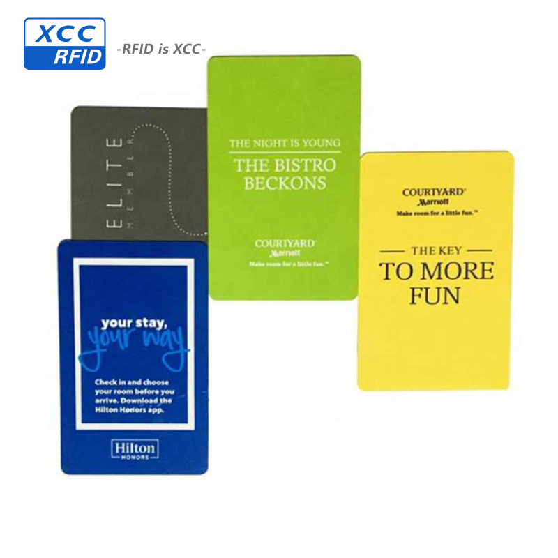 Nature eco friendly PLA/wood RFID hotel key card 
