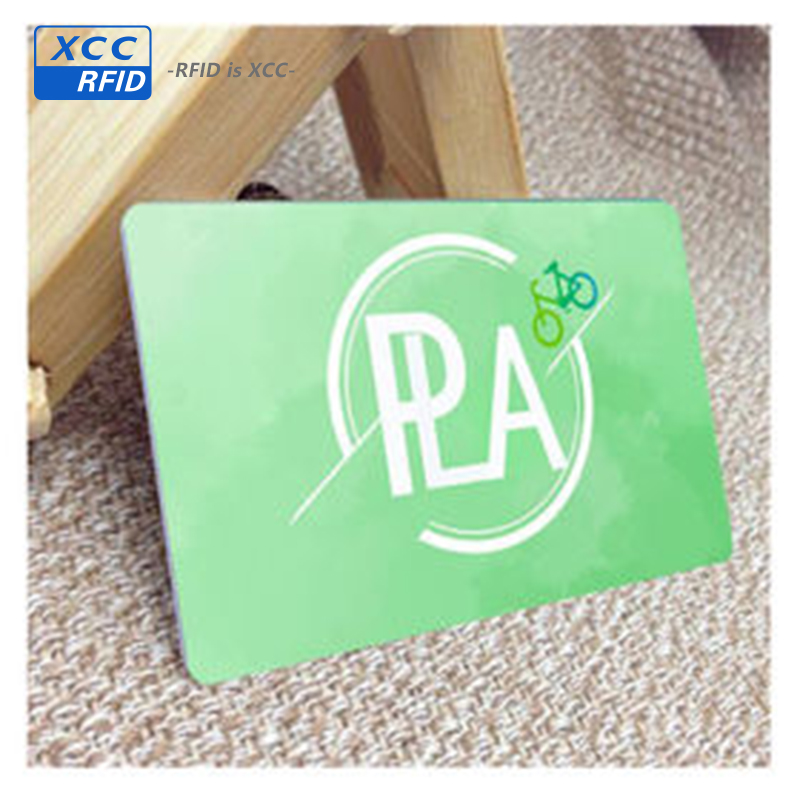 Nature eco friendly PLA/wood RFID hotel key card 