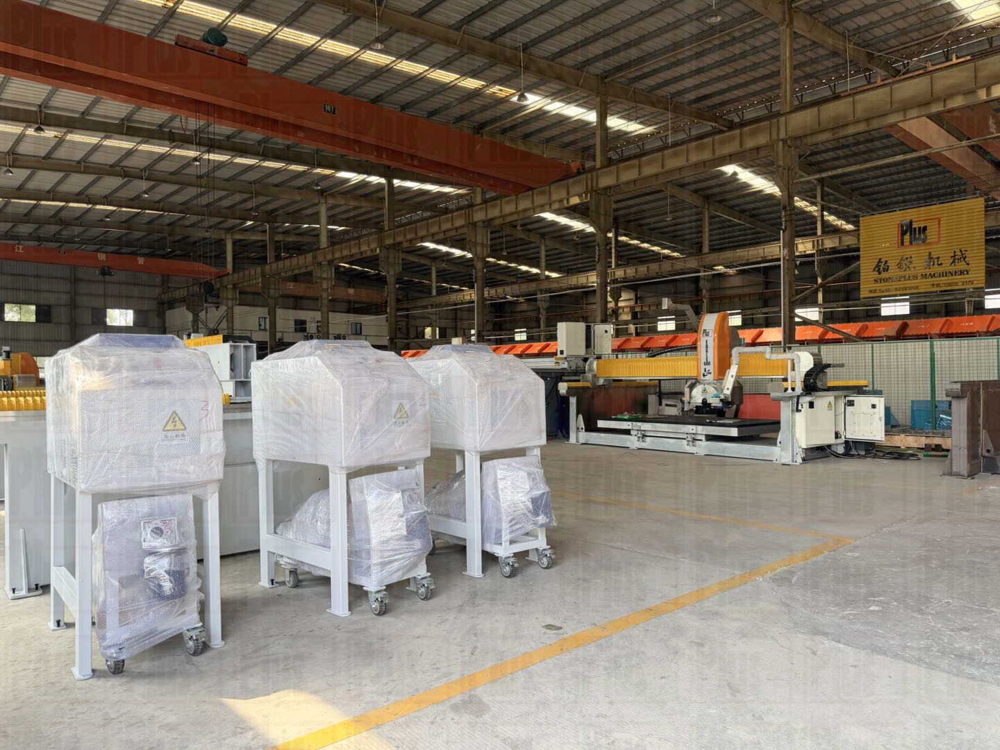 Yes, 3 sets of stone crushers are ready for shipment.