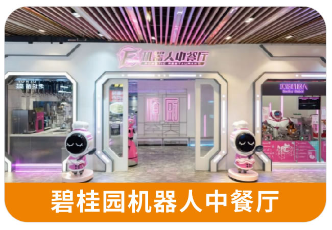 碧桂园机器人中餐厅