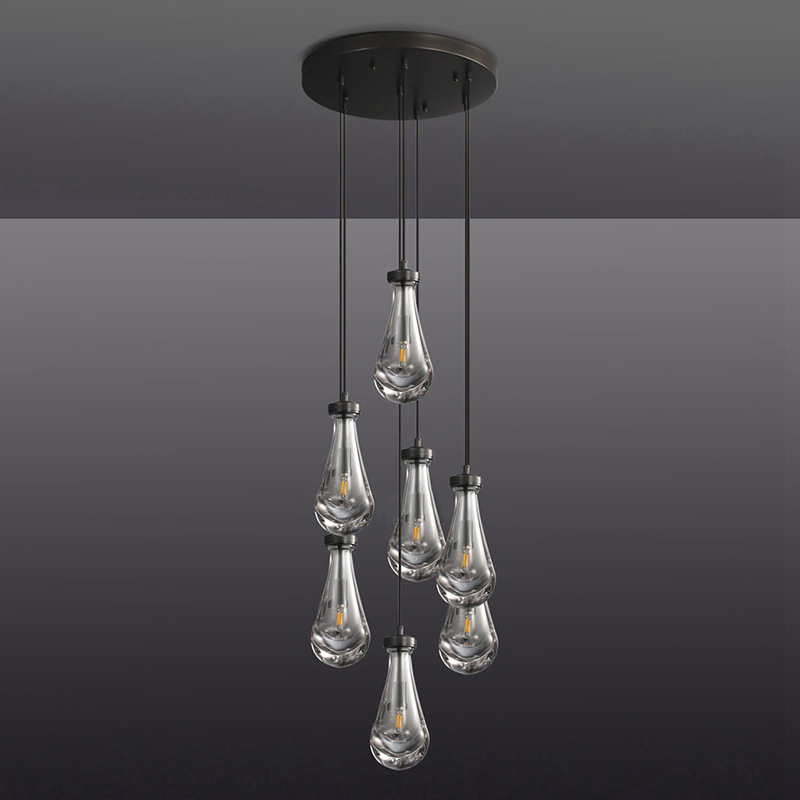 New Raindrop Round Chandelier 18” CA9090-18B