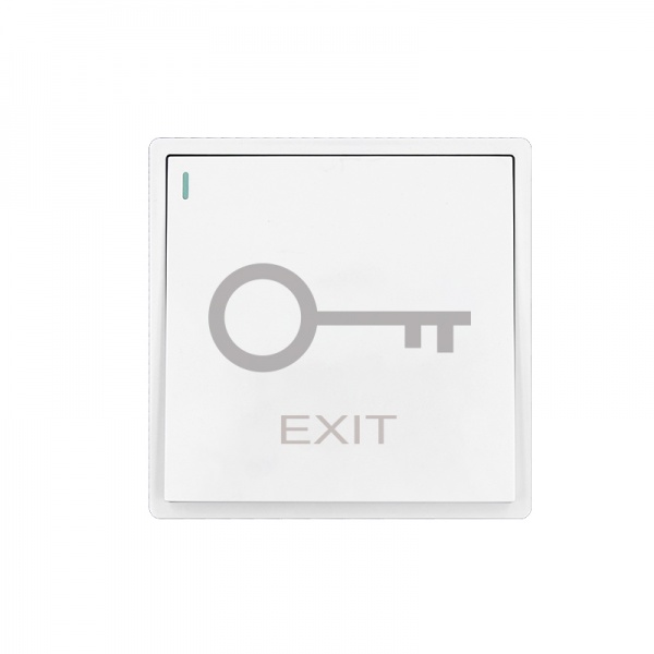 PT9 White Large Panel Exit Button