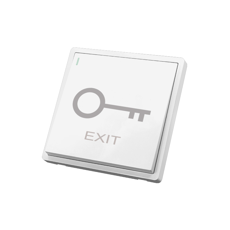PT9 White Large Panel Exit Button