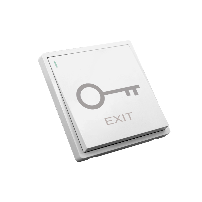 PT9 White Large Panel Exit Button