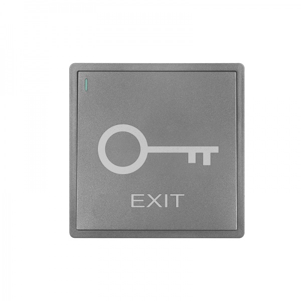 PT9 Gray Large Panel Exit Button