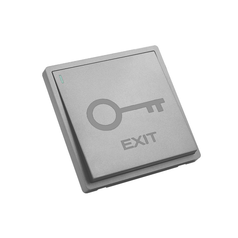 PT9 Gray Large Panel Exit Button