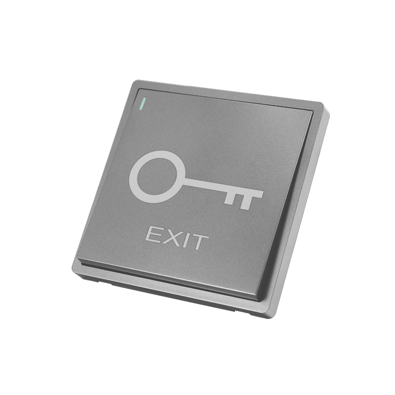 PT9 Gray Large Panel Exit Button