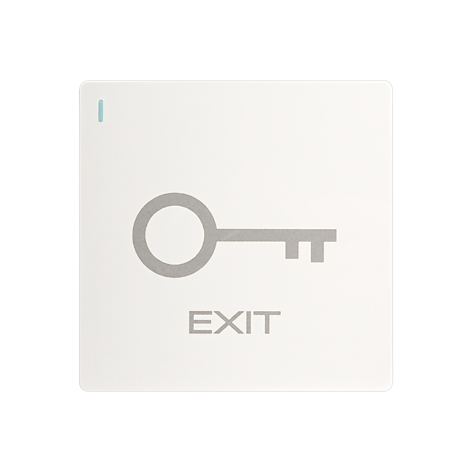 PT10 White Large Panel Exit Button