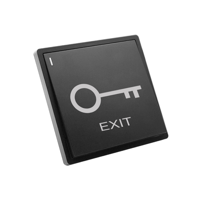 PT9D-B Black Large Panel Exit Button