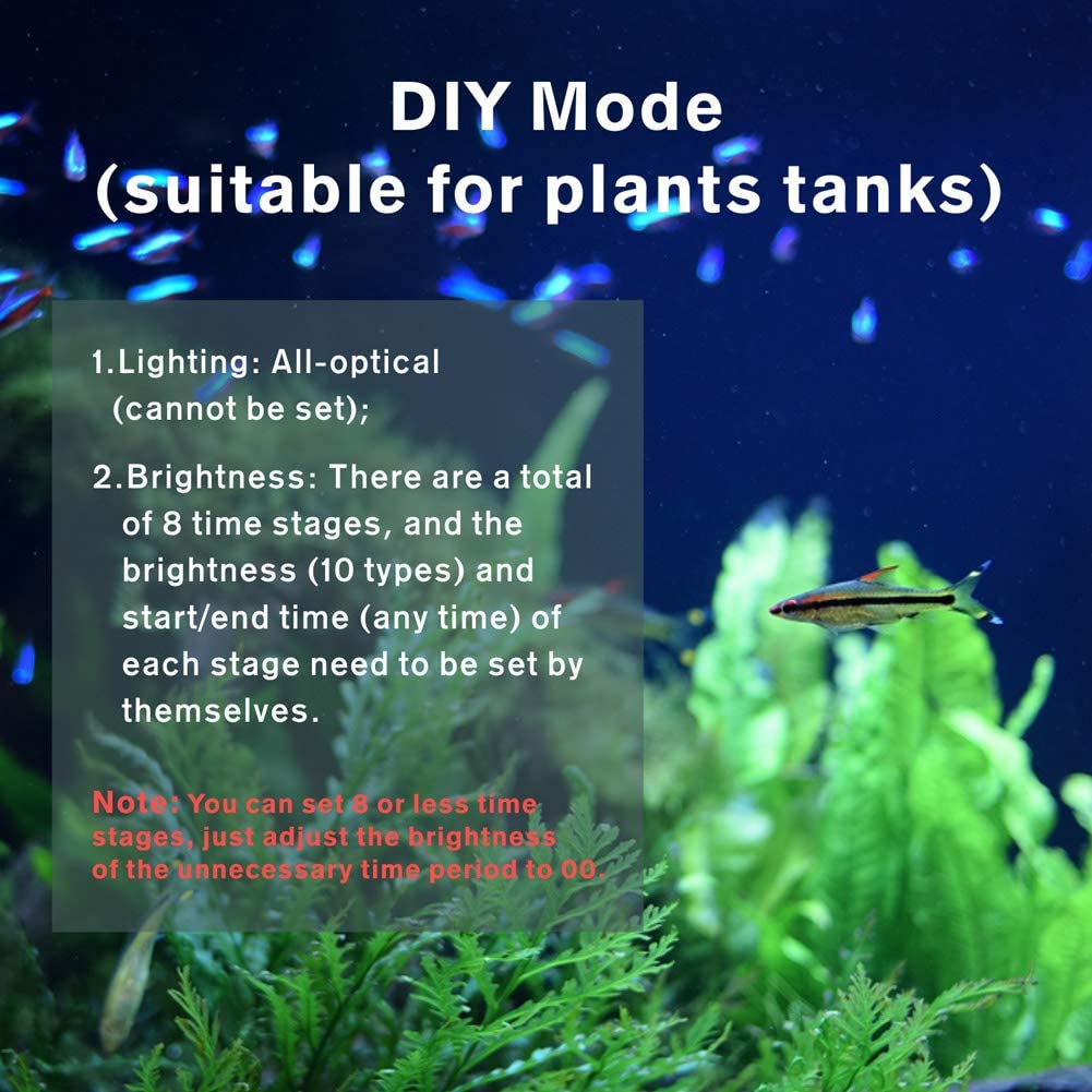 18W/24W/32W/40W/48W/60W LED aquarium fish tank lamp