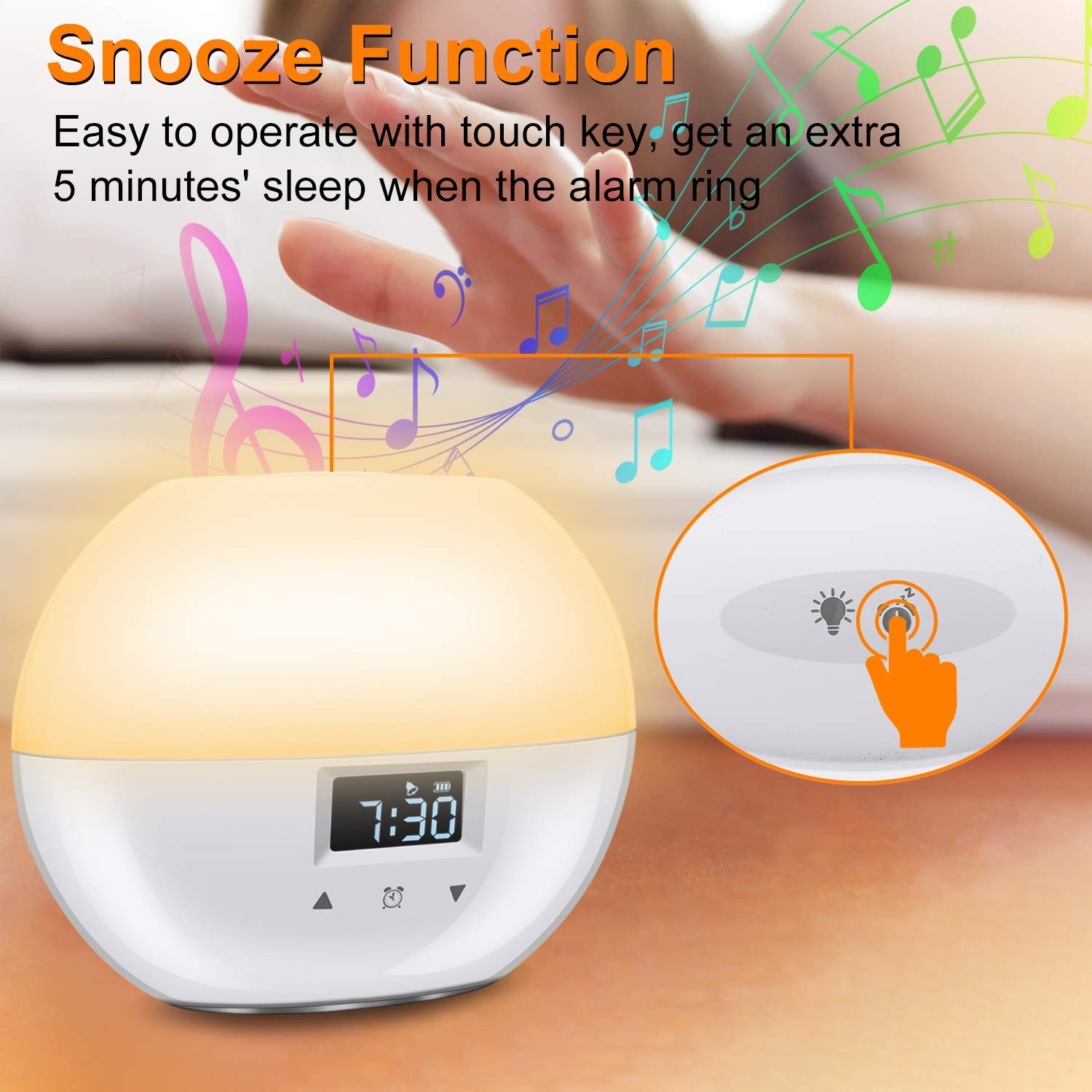 Rechargeable Sleep Relax and Wake up light