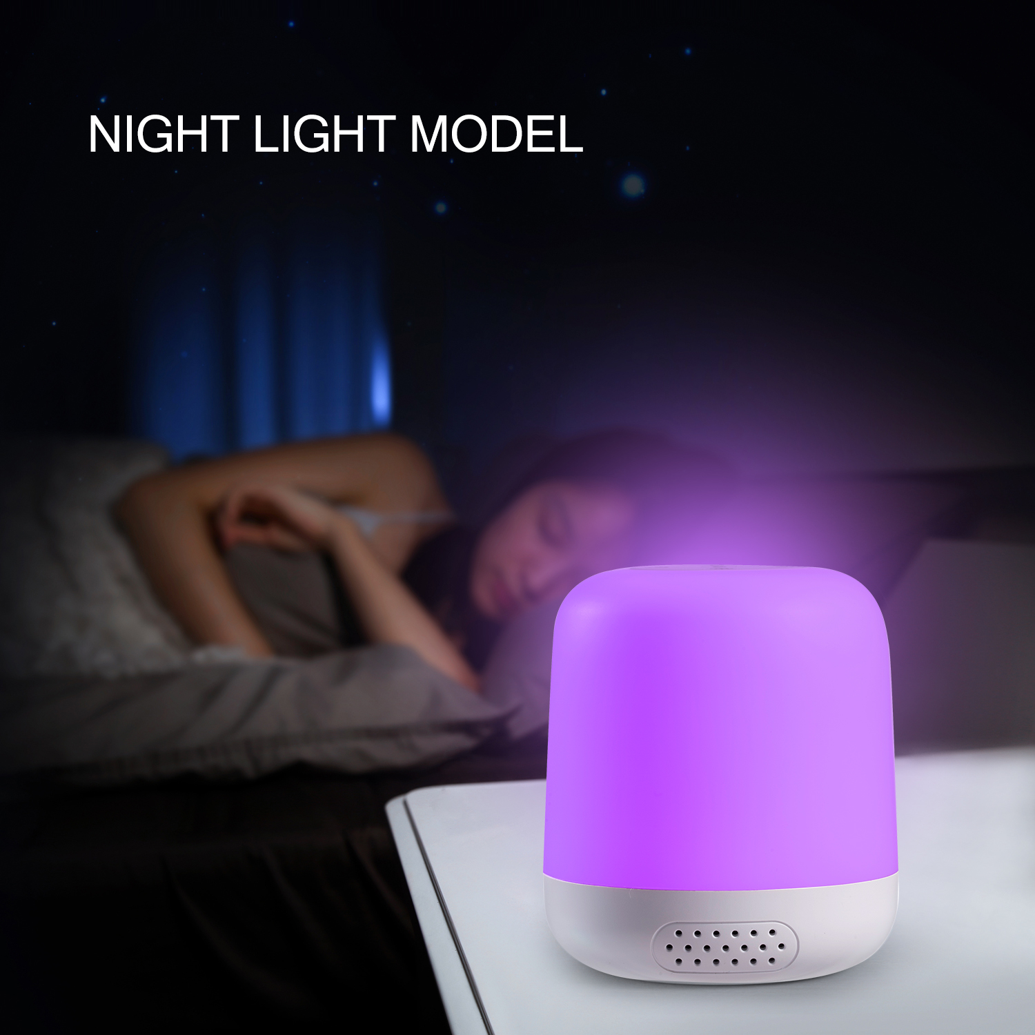 LED Rechargeable lamp Breath relaxing flirting lamp