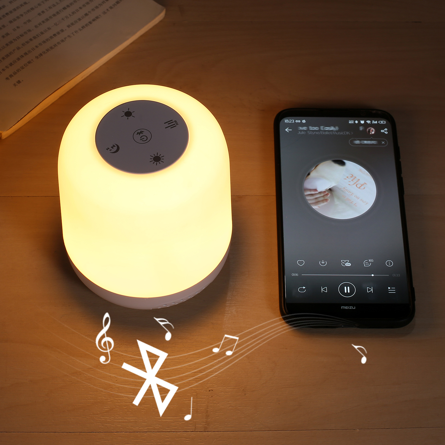 LED Rechargeable lamp Breath relaxing flirting lamp