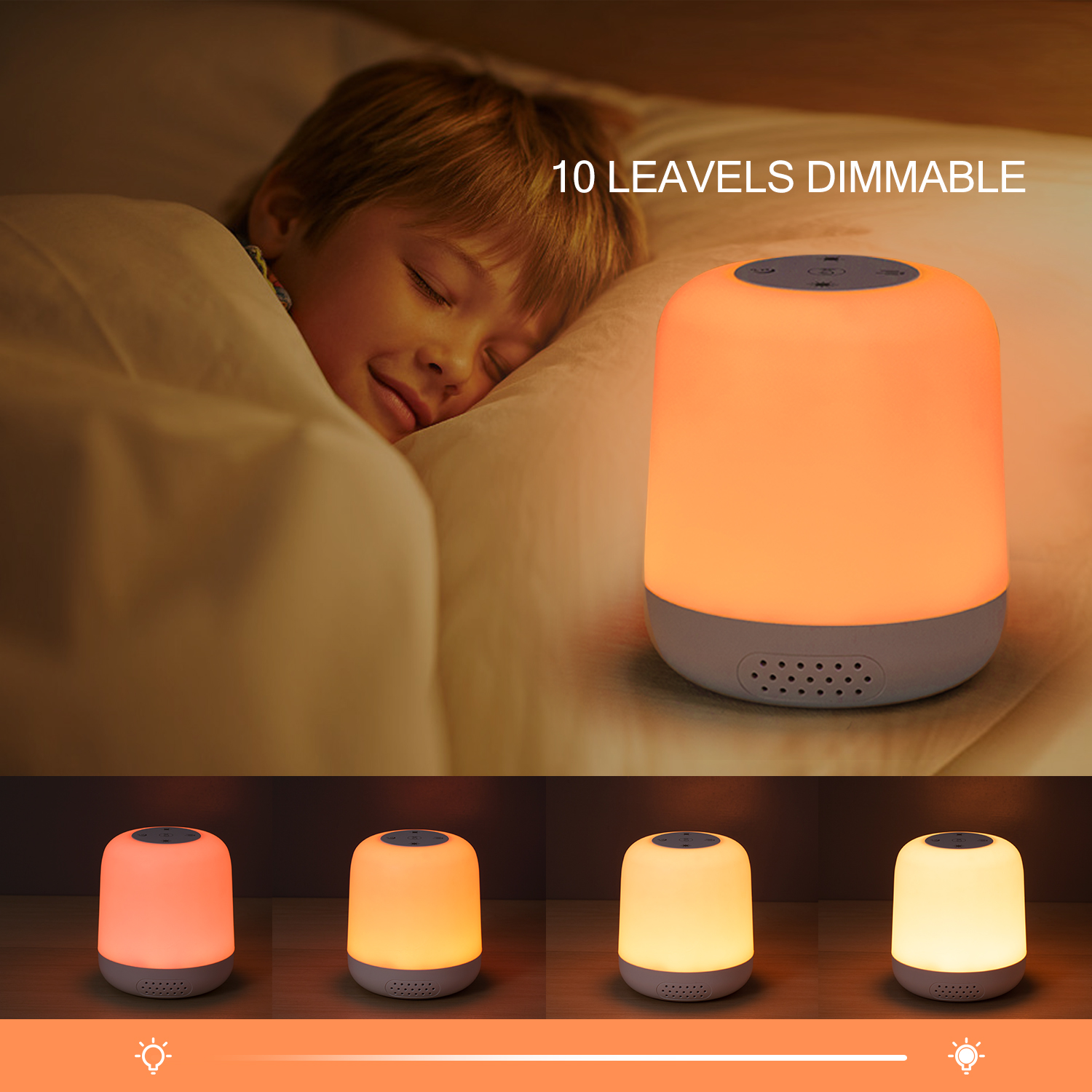 LED Rechargeable lamp Breath relaxing flirting lamp