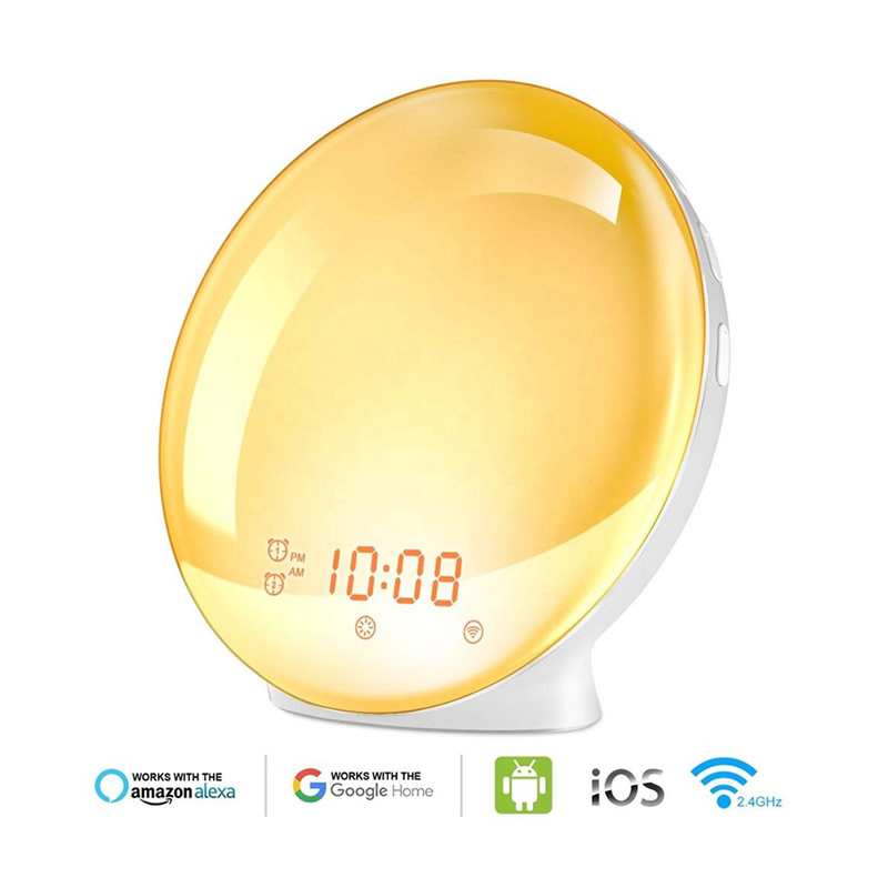 WIFI Wake Up Light Alarm Clock