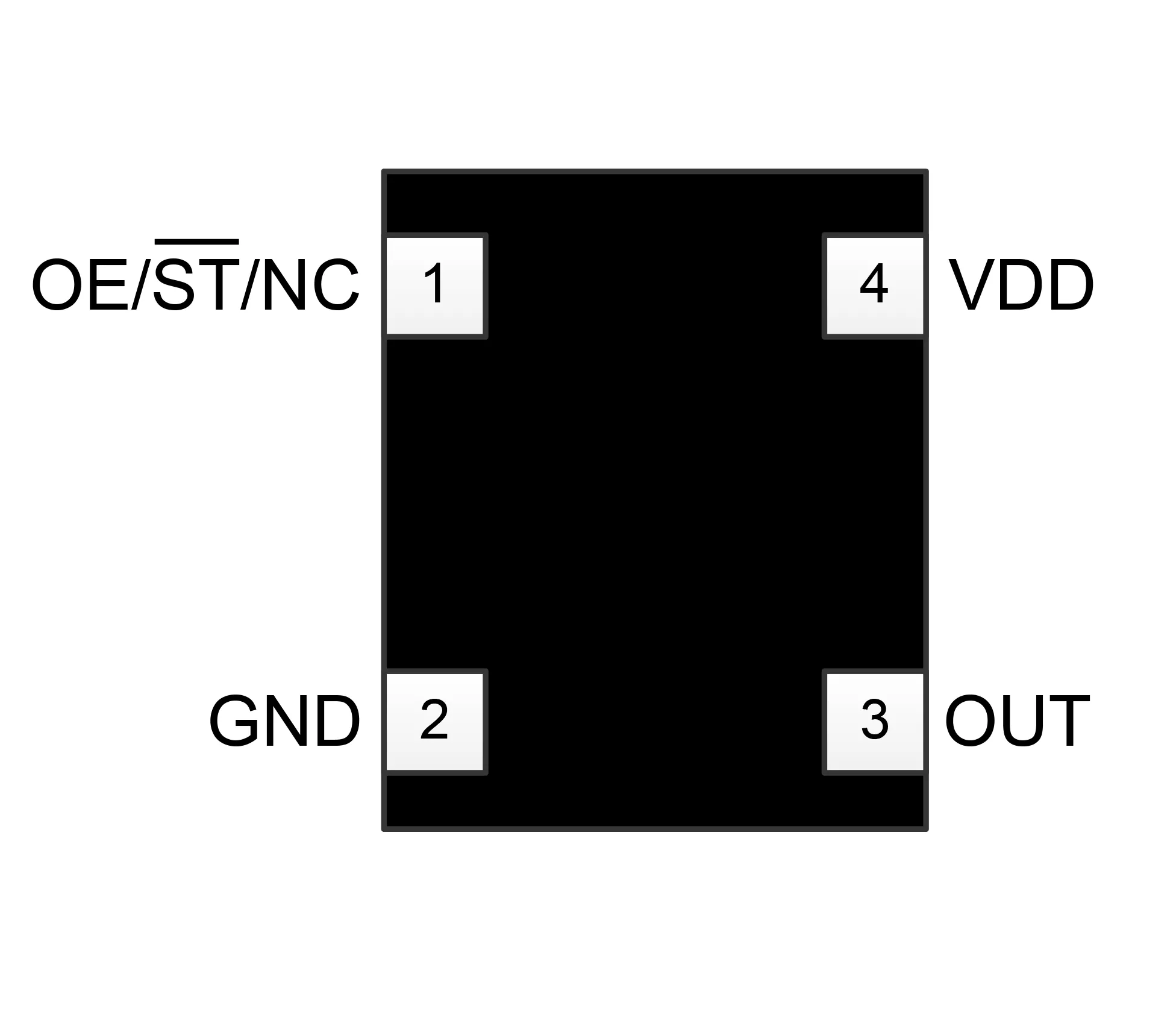 SiT8009 pin assignments 