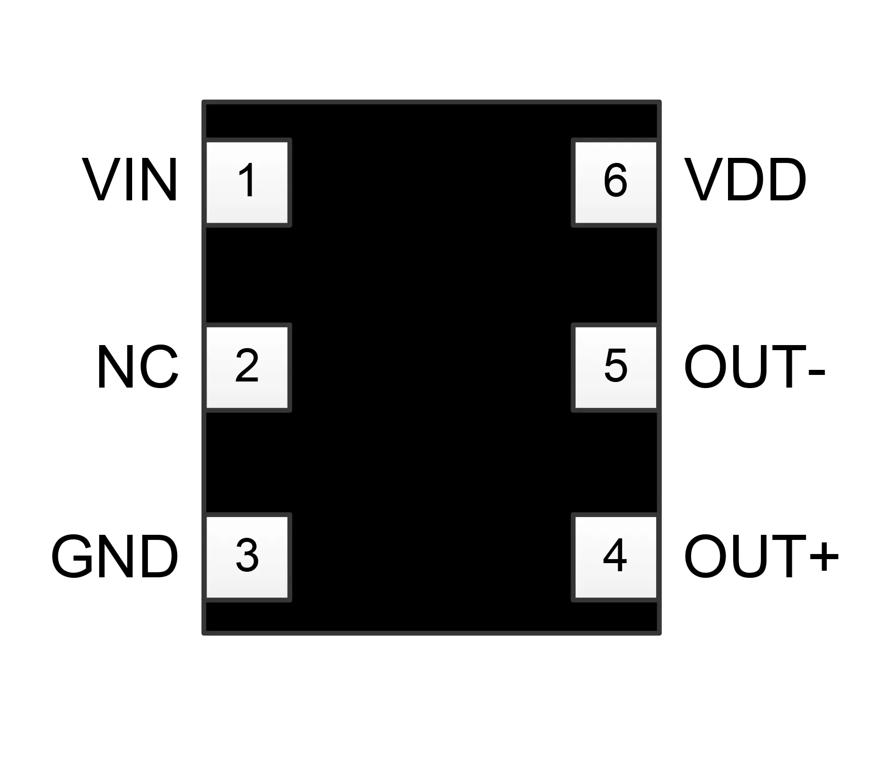 SiT3373 pin assignments