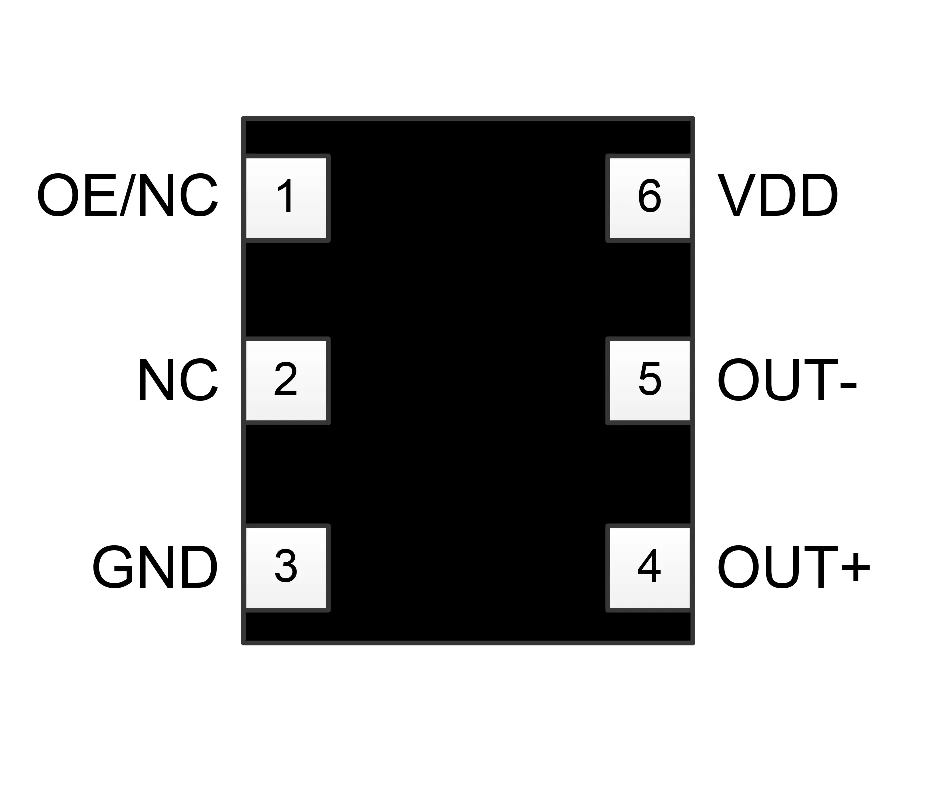 SiT9387 pin assignments