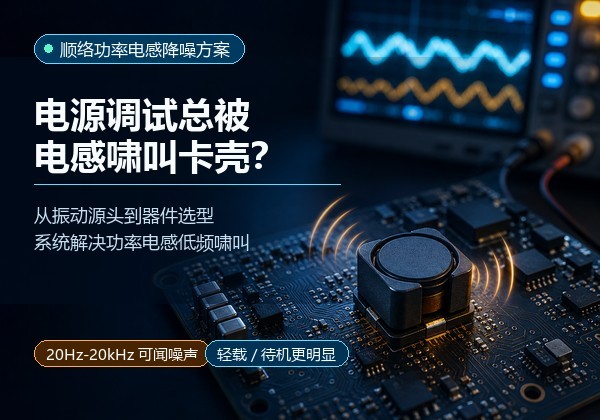 ​ 功率电感啸叫不用怕！元器猫选型指南帮你一步到位解决噪声难题